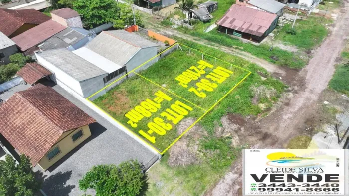 Terreno à venda no parcelamento, 216 m², entrada de R$12.100,00 no Balneário Praia Das Con