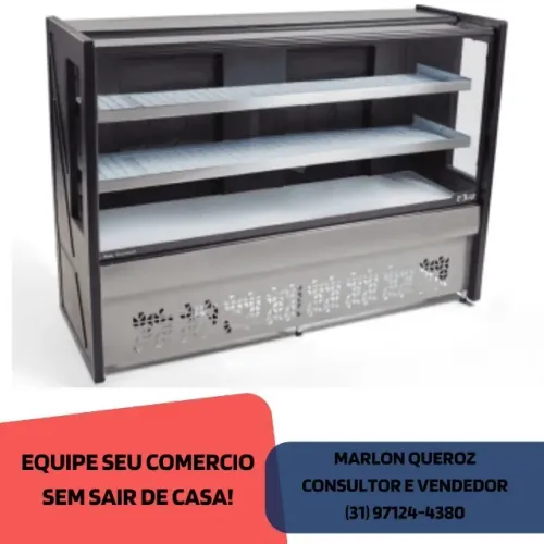 Balcão Refrigerado1,75M 2 Placas Polar Novo