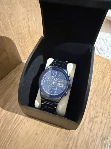 Relógio Bulova Modern Millennia Masculino Cinza