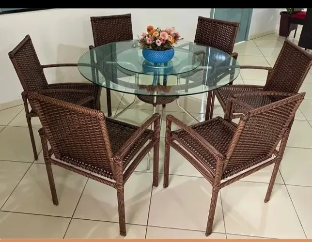 MESA HAVAI E 6 CADEIRAS