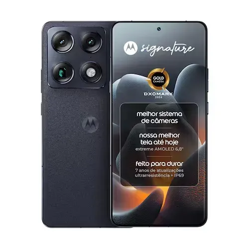 Smartphone Motorola Signature 5G 512GB Preto