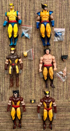 WOLVERINE Marvel Legends R$ 250 CADA - Lote 6 peças R$ 1.080