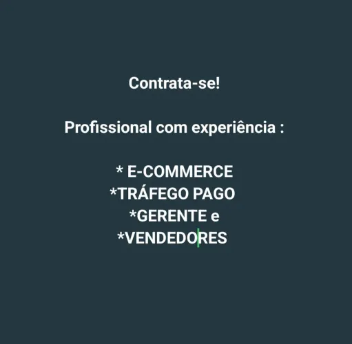 ÓTICA EM COPACABANA CONTRATA JÁ!