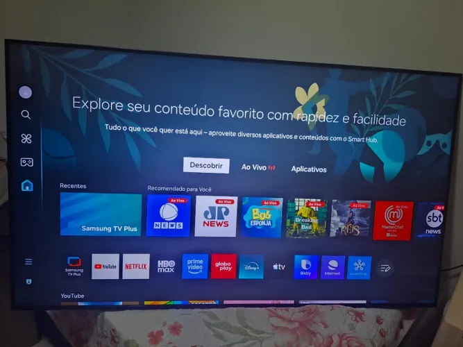 Smart TV 55" Samsung 4K UHD Crystal