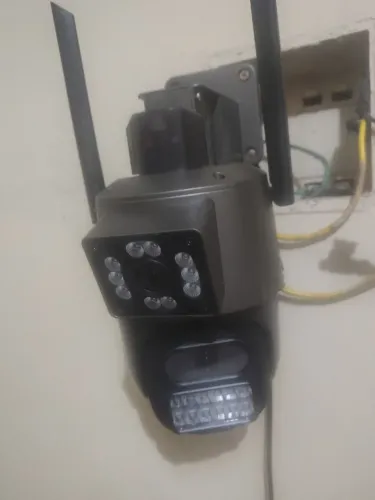 Câmera wif 360 duas lentes sem cartão
