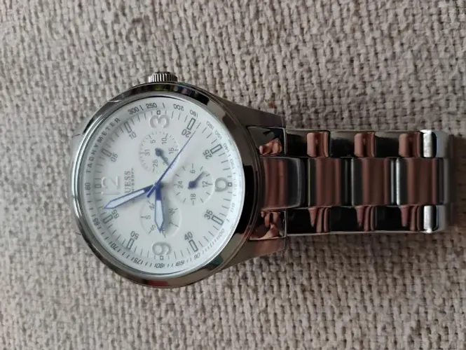 Relógio Masculino Guess Steel U11549G1 Original