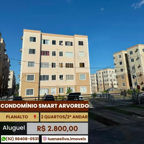SMART ARVOREDO - Imóvel para aluguel com 2 quartos em Da Paz - Manaus - AM