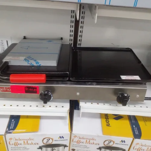 CHAPA A GÁS DE 60 CM, COM PRENSA, DA MARCA PROGAS, NOVA, PROMOÇÃO!!!!