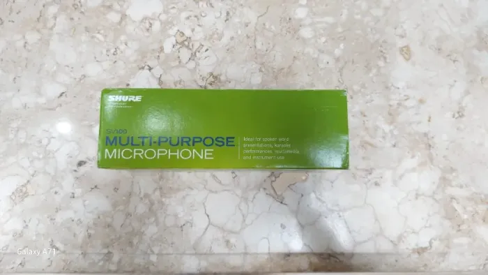 Microfone Shure SV100 Dinâmico Cardioide c/ Cabo XLR-P10 Lacrado