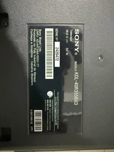 TV Sony Bravia 40" Full HD KDL-40R355B + Suporte de Parede