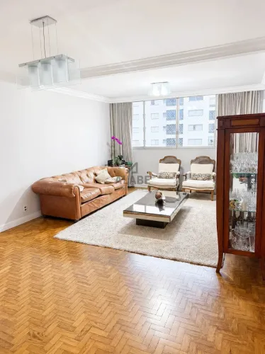 Apartamento em Indianópolis com 120m², 3 dormitórios sendo 1 suite, Andar alto Vista livre