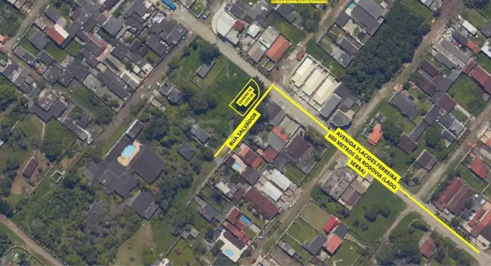 Terreno para venda no bairro Balneário Gaivota, em Itanhaém, litoral sul de São Paulo