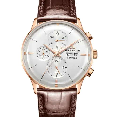Relógio WSC Mecânico de Luxo Reff Tiger RGA-1699