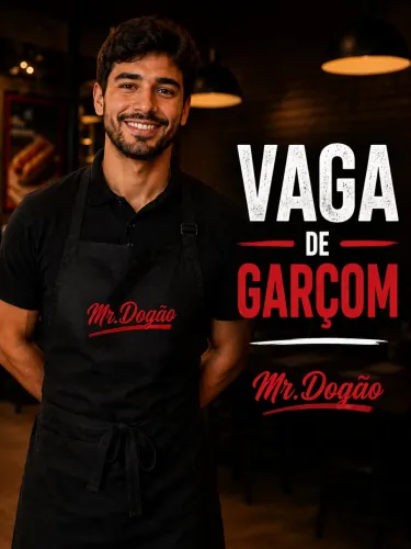 VAGA DE GARÇOM ( NÃO É FREELANCER)