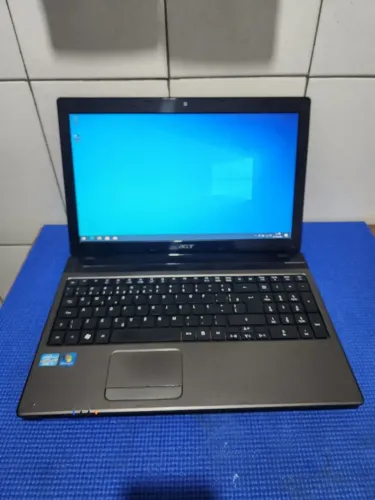 Notebook Acer Aspire 5750 Intel I3 2.10Ghz - 4Gb DDR3 - 500GB HD - Bateria ok - Win 10