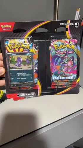 Pokémon ME04 Caos Ascendente Blister Quádruplo Toxel 4 Boosters copag