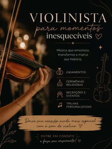 Violinista para eventos