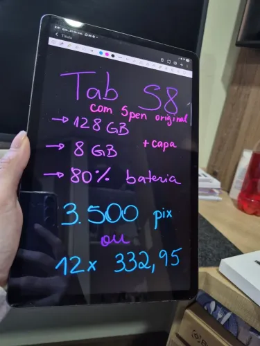 Samsung Galaxy Tab S8 + Caneta Original