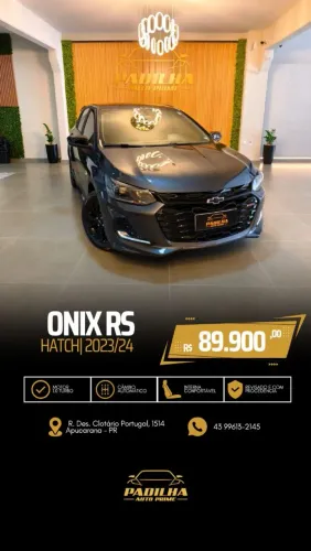 Chevrolet Onix RS 1.0 TB 12V Flex Aut. 4P 2024