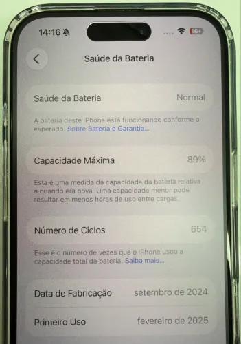 iPhone 16 128GB Preto