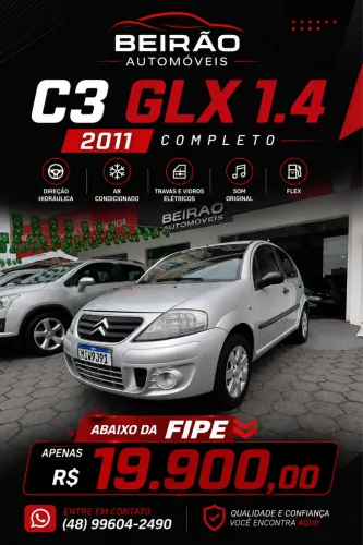 Citroen C3 GLX 1.4/ GLX Sonora 1.4 Flex 8V 5P 2011