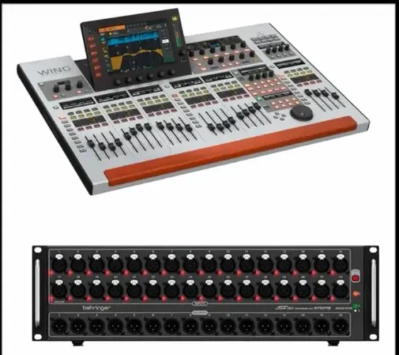 Wing com Stagebox S32 Behringer - A pronta entrega, Somos Loja na Santa Efigênia SP.