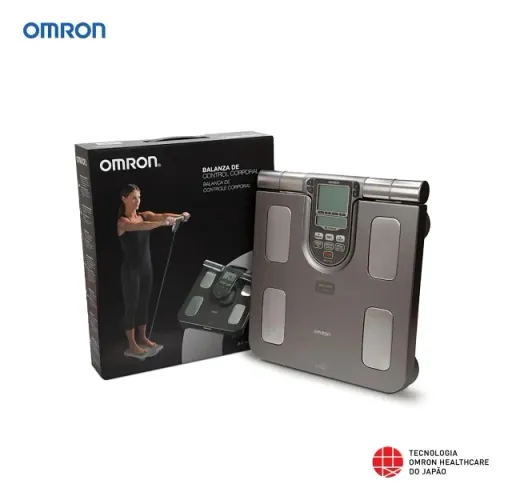 Balança Digital Bioimpedância Omron HBF-514 Composição Corporal Perda de Peso