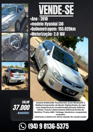 Hyundai I30 2.0 16V 145cv 5P Mec. 2010