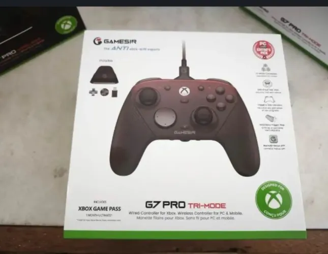 Controle GAMESIR G7 PRO PRETO semi-novo Acompanha embalagem original, tudo completo