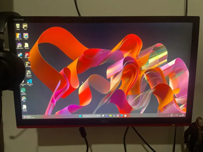 Monitor AOC 21.8 polegadas 75hz 1ms