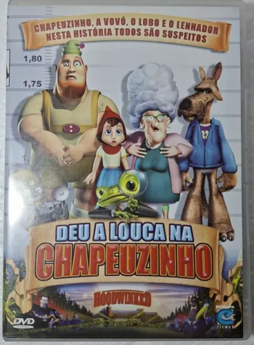 Dvd Deu A Louca Na Chapeuzinho Animação Raro/ Usado
