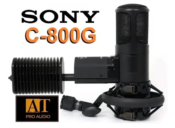 Este kit é o microfone condensador valvulado Sony C-800G, famoso