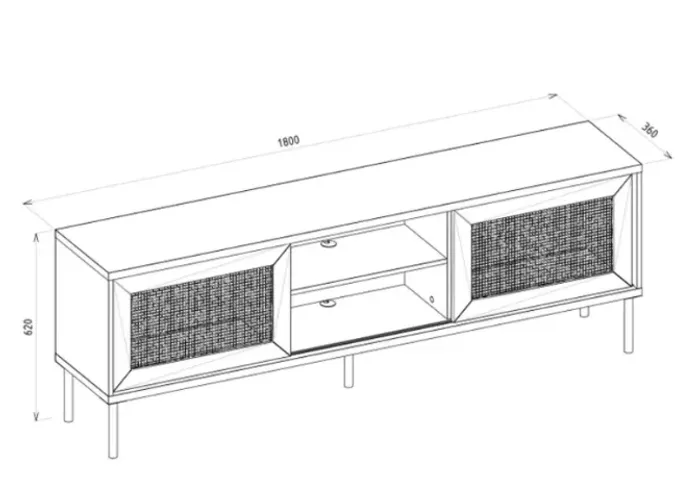 RACK INDUSTRIAL (TV 72 POLEGADAS)