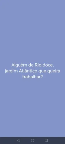 Vaga para auxiliar de serviço gerais para homem
