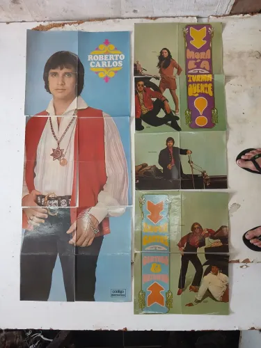 Cartaz relíquia da jovem guarda R$200