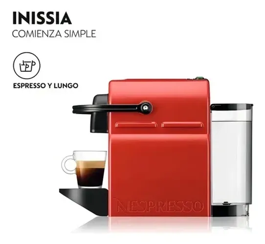 Nespresso Inissia 19 bar - Vermelha