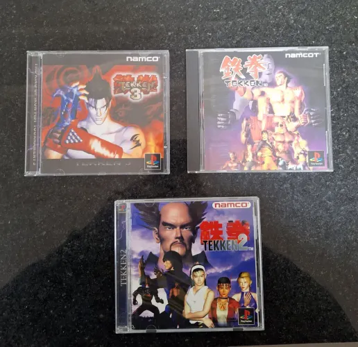Tekken 1, Tekken 2 e Tekken 3 - Original Japonês