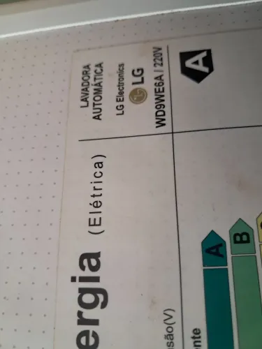 Máquina lava e seca(peças)lg WD9WE6A