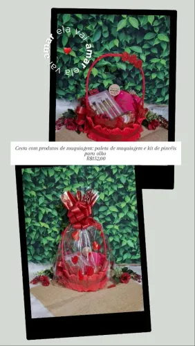Cestas decoradas para presentes