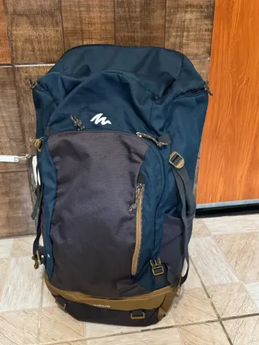 Mochila Forclaz 70l Com Bolsa Auxilar e Capa 