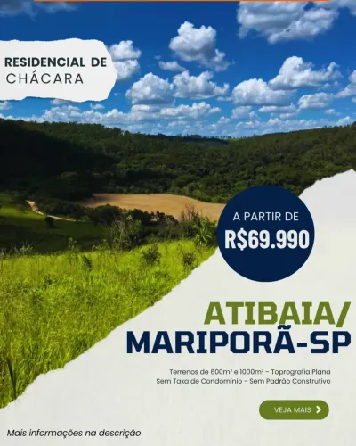 LOTES AMPLOS EM UMA REGIÃO CERCADA PELA NATUREZA
