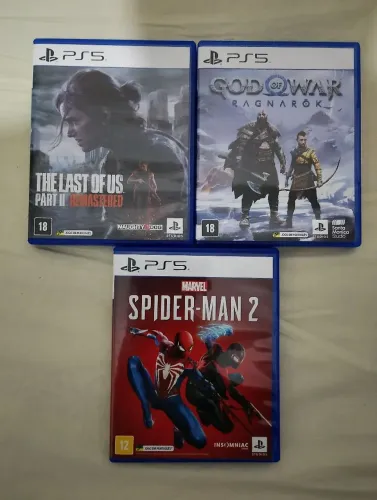 Jogos para PS5 - valor de cada na descrição 