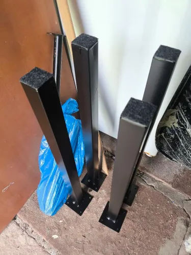 Pés de mesa industrial 80cm