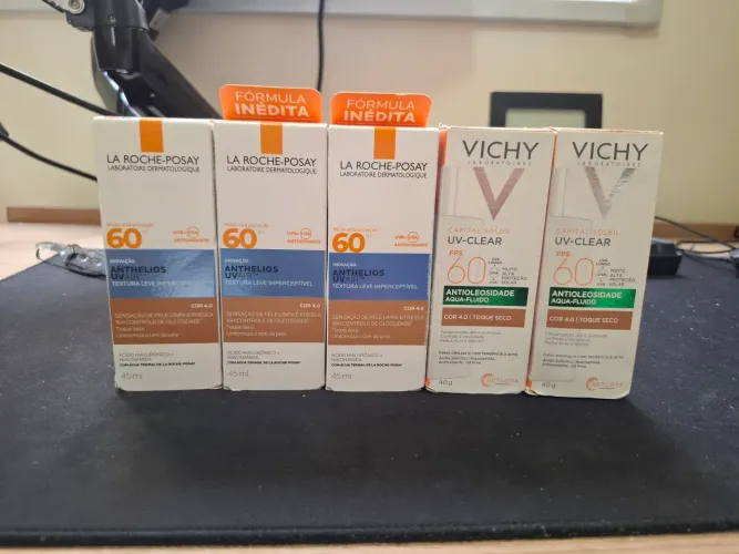 Protetor Solar La Roche-Posay Anthelios UVAir FPS 60 (Cor 4.0) - NOVO