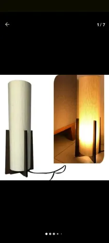 Vendo um abajur da luz amarela novo