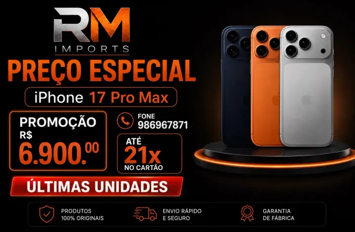 iphone 17 pro max menor preço de Recife