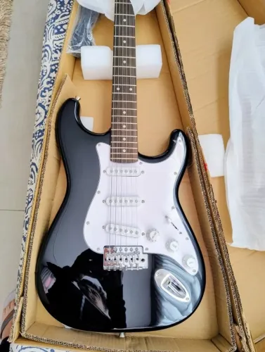 Guitarra  Aria Pro II STG Series Cor Preta 
