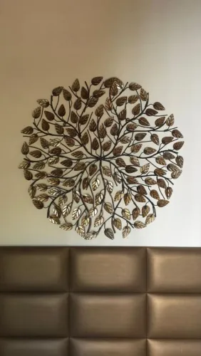 Mandala em Metal pintado