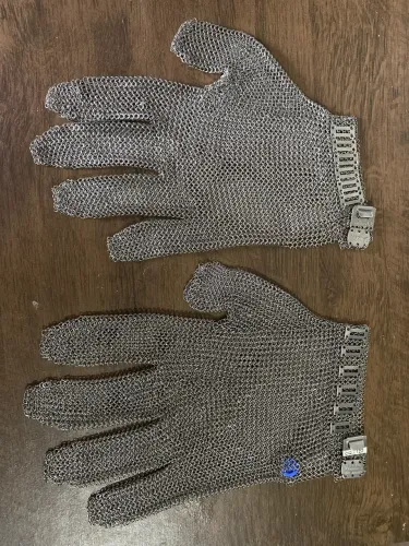 Luva de aço para açougueiro o par