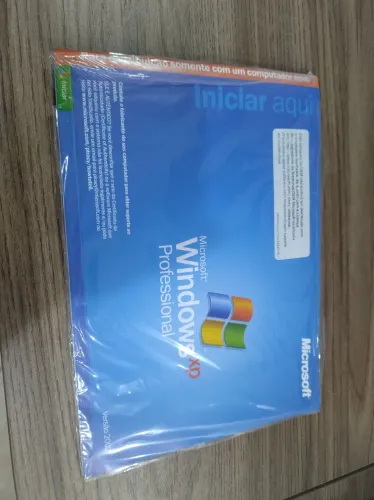 Cd original Windows XP com encarte 